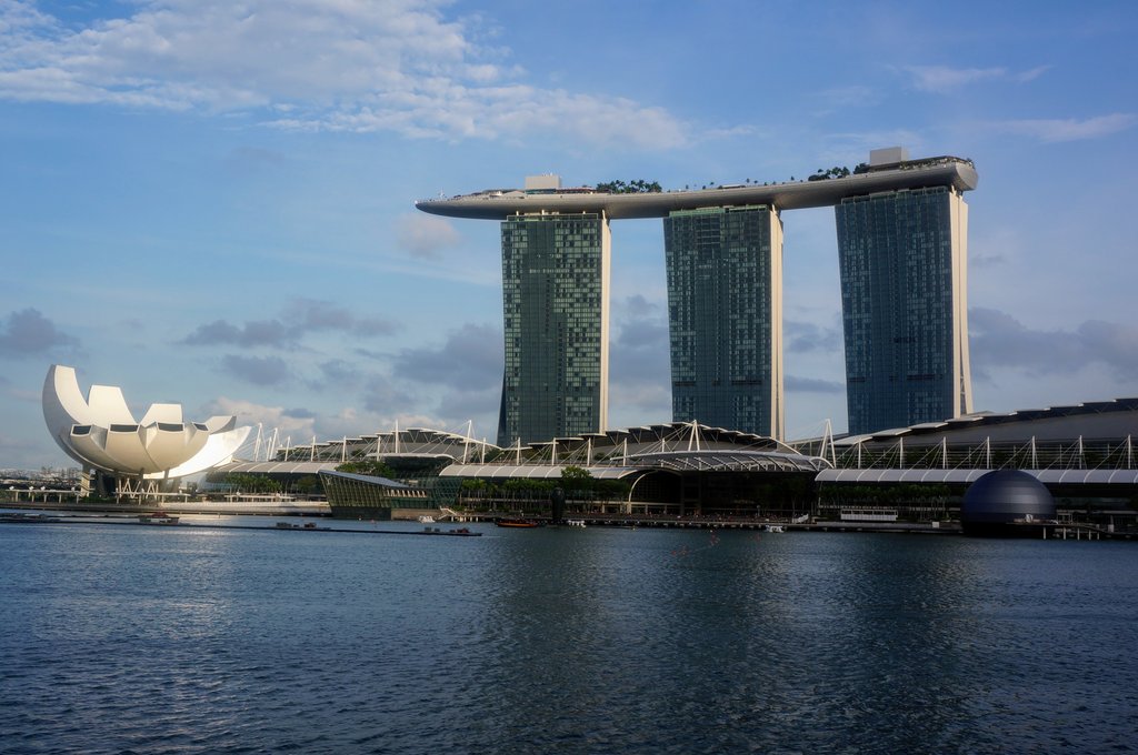 Сингапур, Малайзия, Таиланд, Камбоджа в декабре 2019.